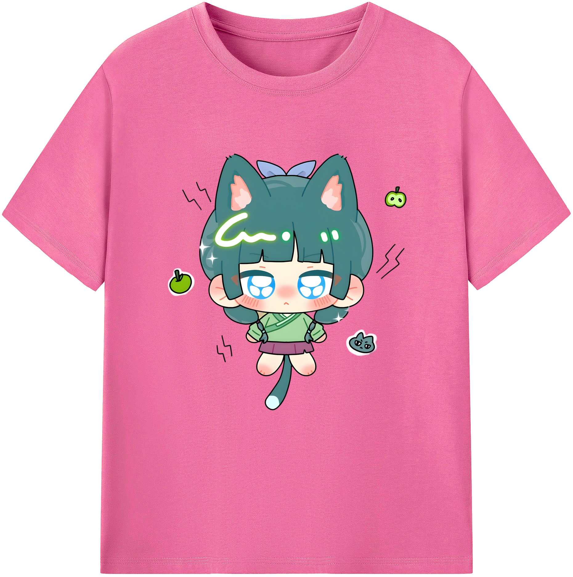 （画像用） 薬屋のひとりごと The Apothecary Diaries レディースカジュアルプリントTシャツ（綿100％）